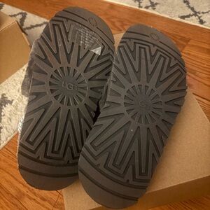 UGG Kids Black Slippers